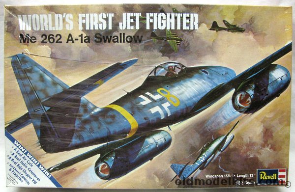 Revell 1/32 Me-262 Swallow World's First Jet Fighter, H218 plastic model kit